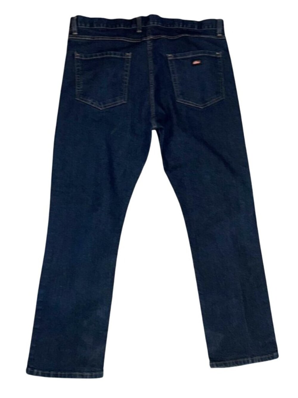 Dickies Mens Dark Blue Jeans 38x30 Relaxed Straight Fit Denim